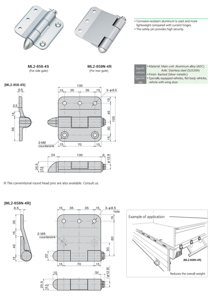 truck tailgate hinges - China industrial hinges factory