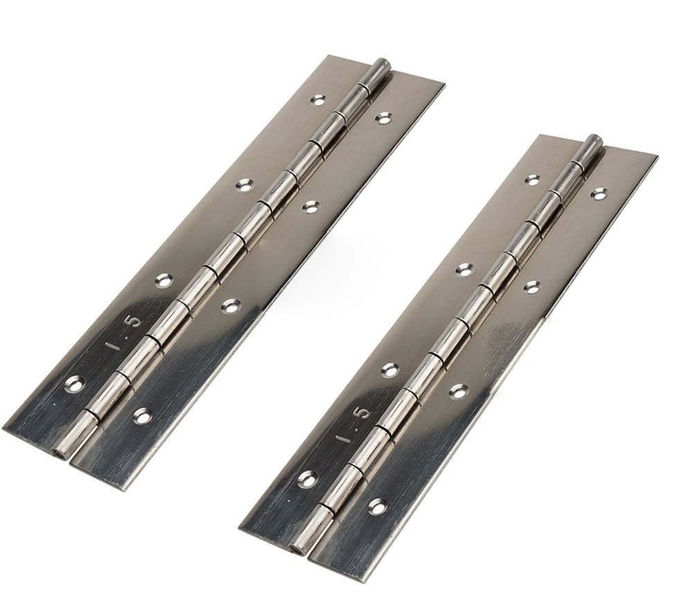 Bright Nickel Continuous Hinges