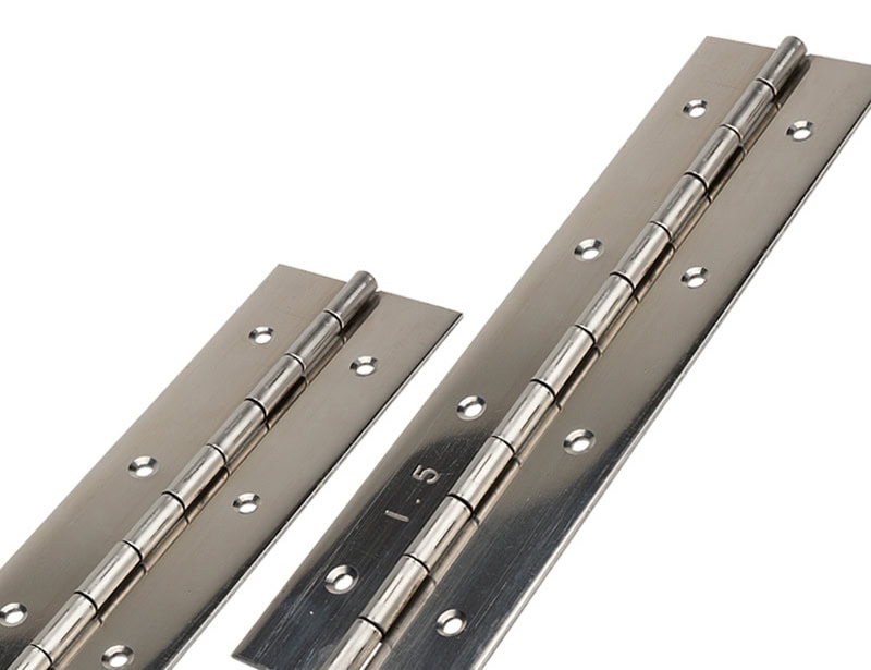 Bright Nickel Continuous Hinges