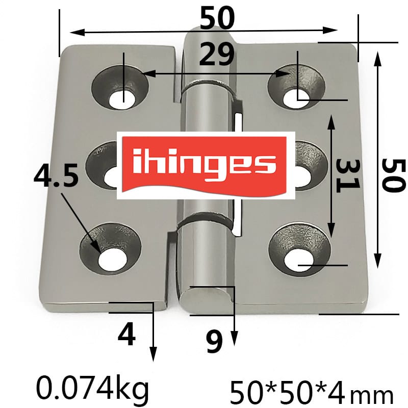 304 Stainless Steel Industrial Hinge ML2-JL104